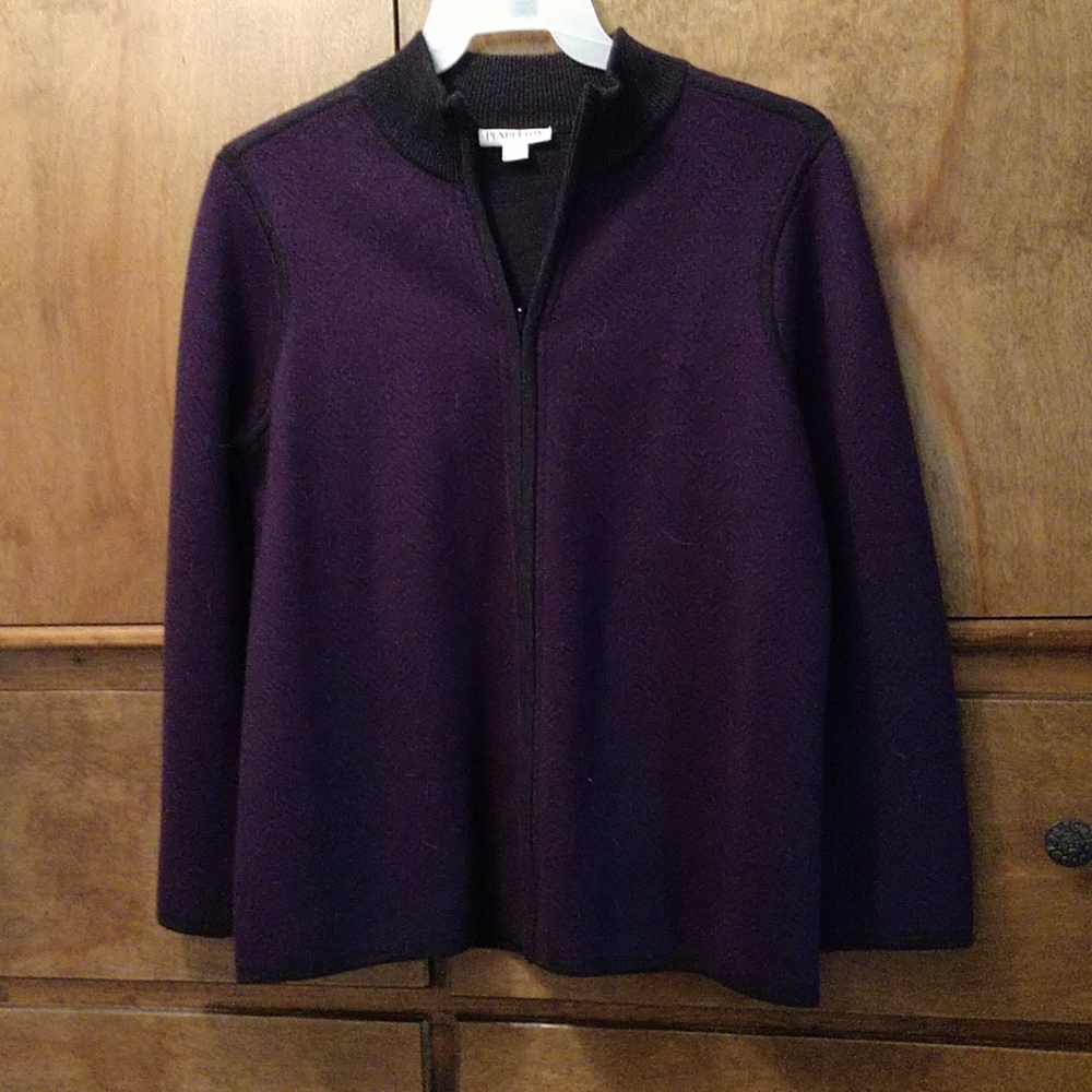 Vintage Pendleton reversible sweater jacket.